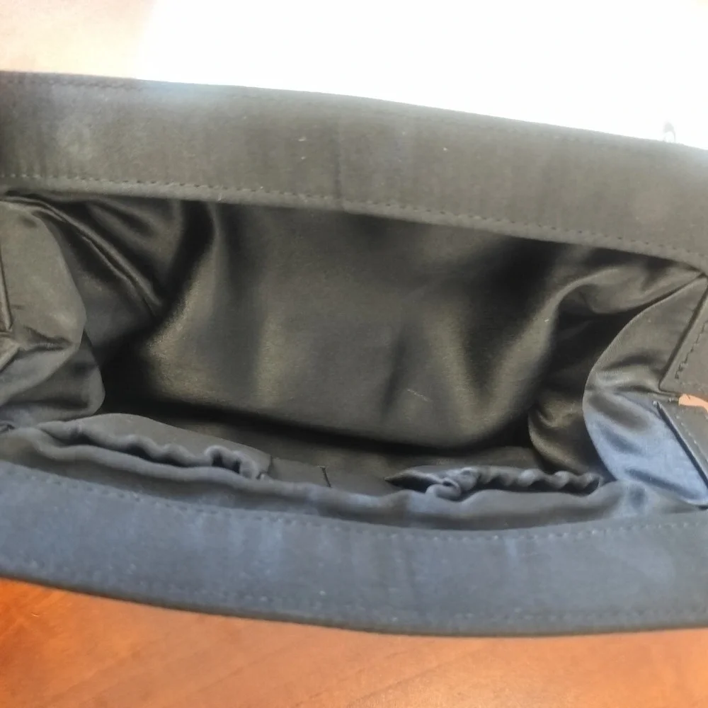 PRADA Infusion D'Iris‎ Makeup Bag Light Green Black Fabric Zipper